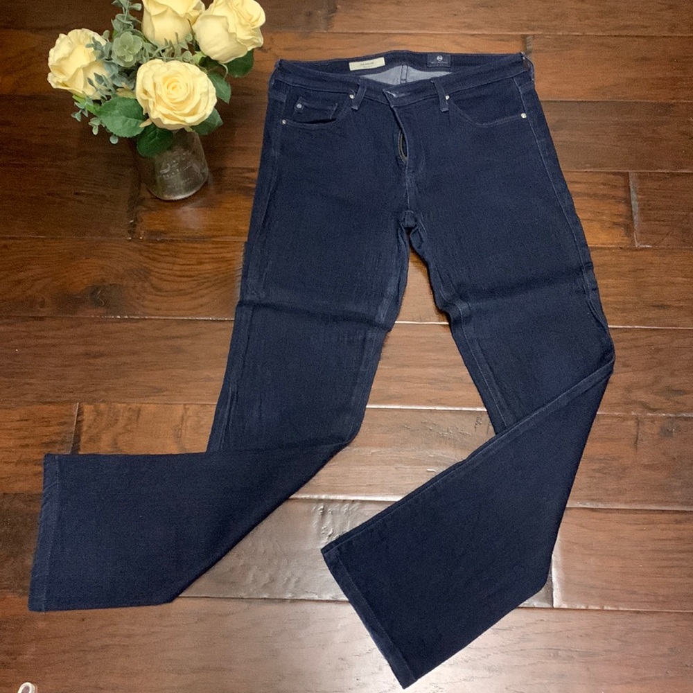 AG Adriano Goldschmidt Jeans Slim Bootcut The Ballad Size 29 Dark Blue Wash